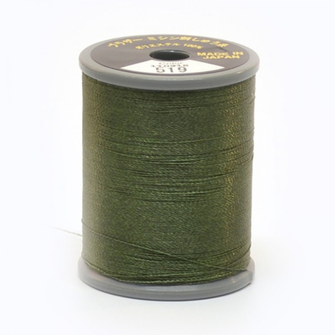 Brother Embroidery Thread - 300m - Olive green 519 image 0